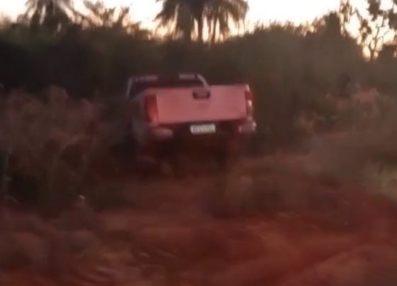 GCM de Lucas do Rio Verde recupera camioneta roubada na comunidade Morocó