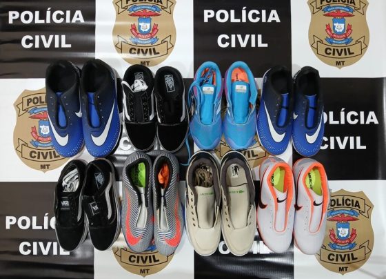 Mais de 1.500 pares de tênis apreendidos em ações contra a pirataria serão doados às vítimas das enchentes no Rio Grande do Sul