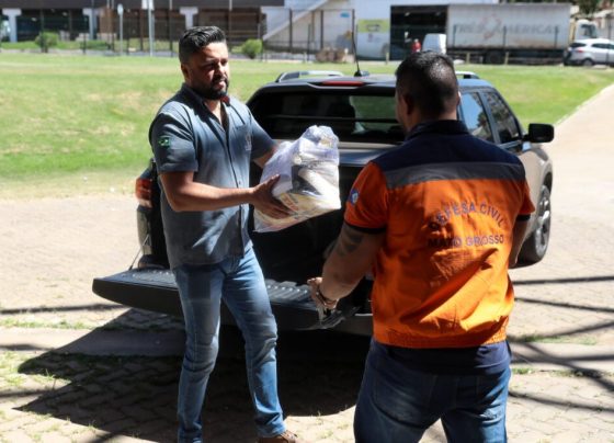 Governo de Mato Grosso está arrecadando doações para enviar ao Rio Grande do Sul  - Foto por: Christiano Antonucci - Secom - MT