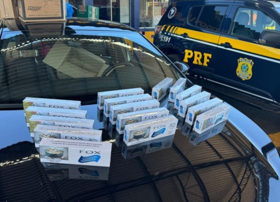 Sete mil maços de cigarros e 10 cigarros eletrônicos apreendidos em Rondonópolis/MT