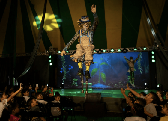 Projeto circense percorre o médio norte e norte mato-grossense com espetáculo que mistura dança e teatro para retratar o universo rural