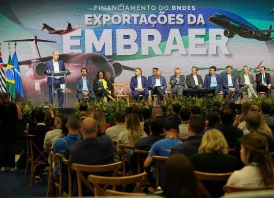BNDES financia a exportação de 32 jatos E175 da Embraer à American Airlines - Edney Bello /Divulgação BNDES