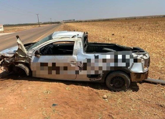 Motorista capota veículo na MT-242 após dormir ao volante em Ipiranga do Norte