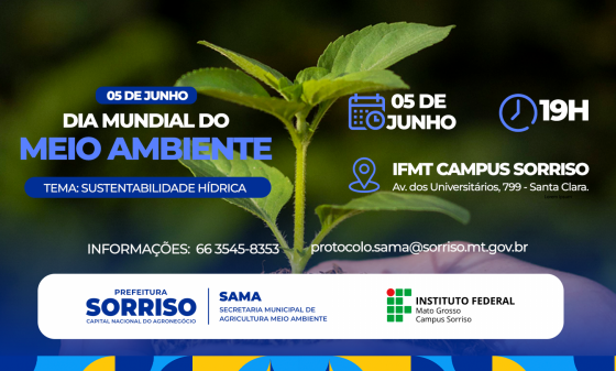 Abertas inscricoes para agenda do Meio Ambiente 2025 em Sorriso