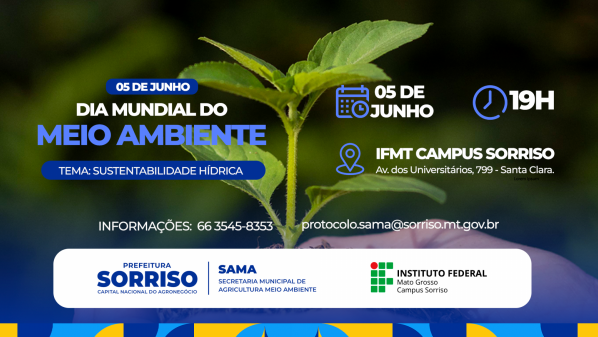 Abertas inscricoes para agenda do Meio Ambiente 2025 em Sorriso