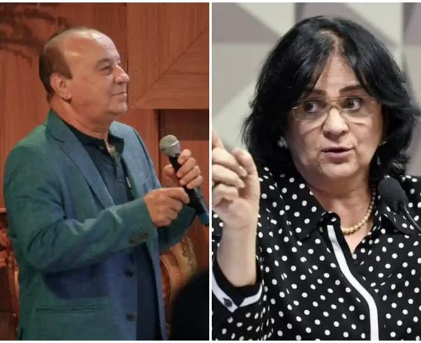Pastor Mario de oliveira e Damares Alves - @Reprodução