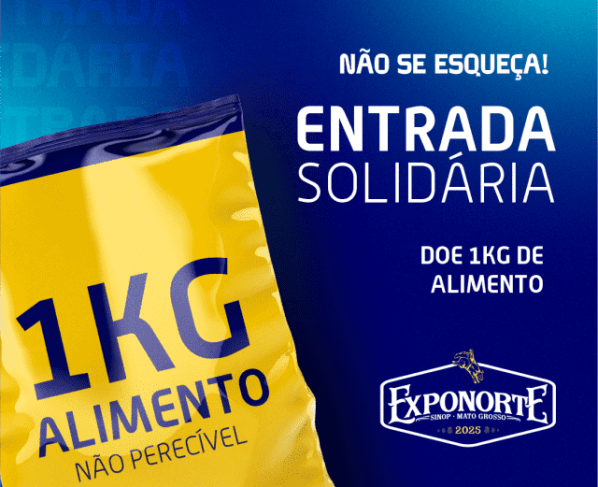 Exponorte comeca na quarta feira 14 e entrada sera 1kg de alimento
