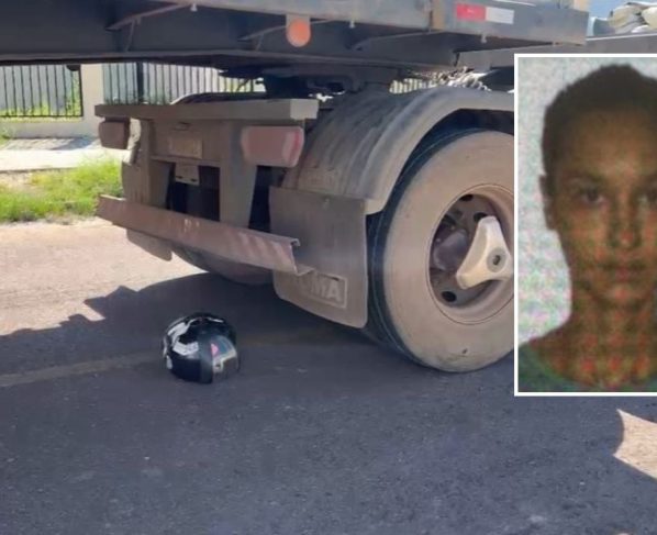 Motociclista morre em batida com carreta em Sinop