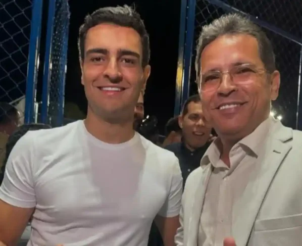 Prefeito JHC e o pastor Jorge - @Reprodução