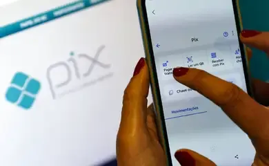 Brasília (DF), 16/01/2025 - Aplicativo bancário para pagamento financeiro em pix. Foto: Bruno Peres/Agência Brasil