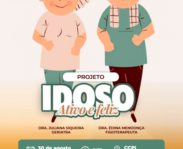 Idoso ativo e feliz une especialistas para uma manha de cuidados na terceira idade em Sorriso