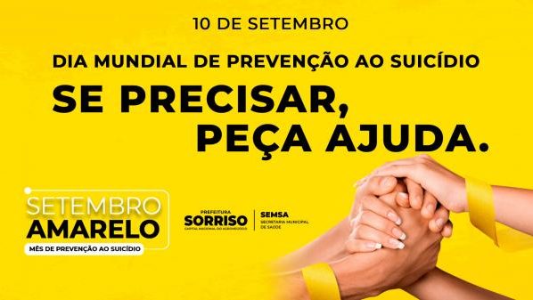 Sorriso promove conscientizacao no Dia Mundial de Prevencao do Suicidio