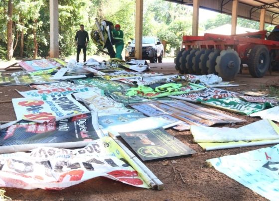 Prefeitura de Sinop apresenta balanco parcial de materiais recolhidos durante a Operacao Cidade Limpa