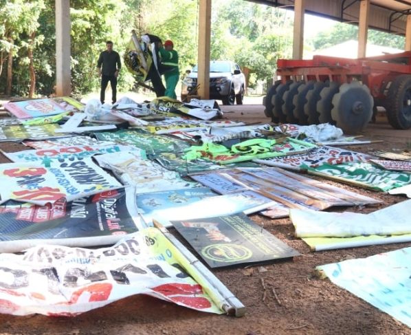 Prefeitura de Sinop apresenta balanco parcial de materiais recolhidos durante a Operacao Cidade Limpa