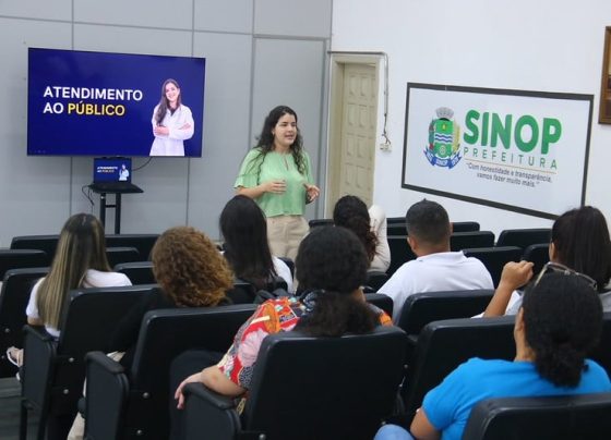 Prefeitura de Sinop promove capacitacao sobre atendimento ao publico aos recepcionistas das Unidades Basicas de Saude