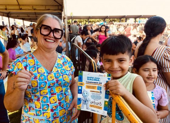 Sorriso celebra o Dia das Criancas com vacinacao saude bucal e muita diversao