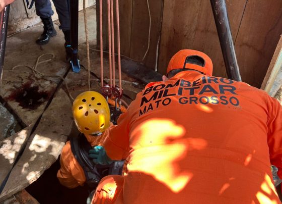 A vítima foi localizada em um poço no bairro São José do Operário; operação exigiu uso de bomba de sucção e cuidados com risco de contaminação
