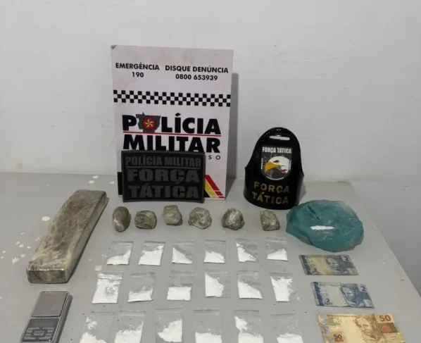 Força Tática prende faccionado em ação de drogas