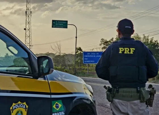 PRF apreende mais de 200 kg de drogas e prende dupla em Poxoréu