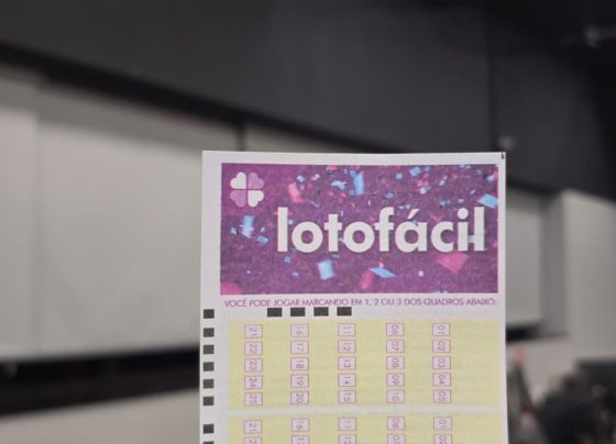 Volante da Lotofácil. - Foto: Augusto Castro/Primeira Página