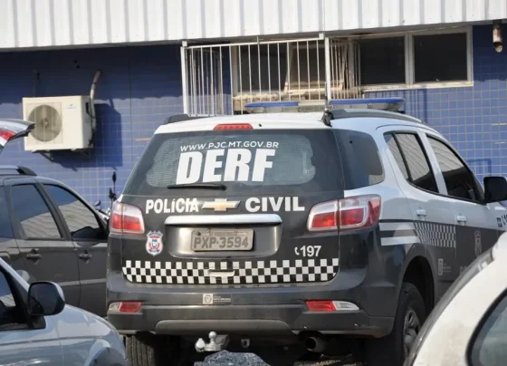 Viatura do setor da DERF da polícia civil
