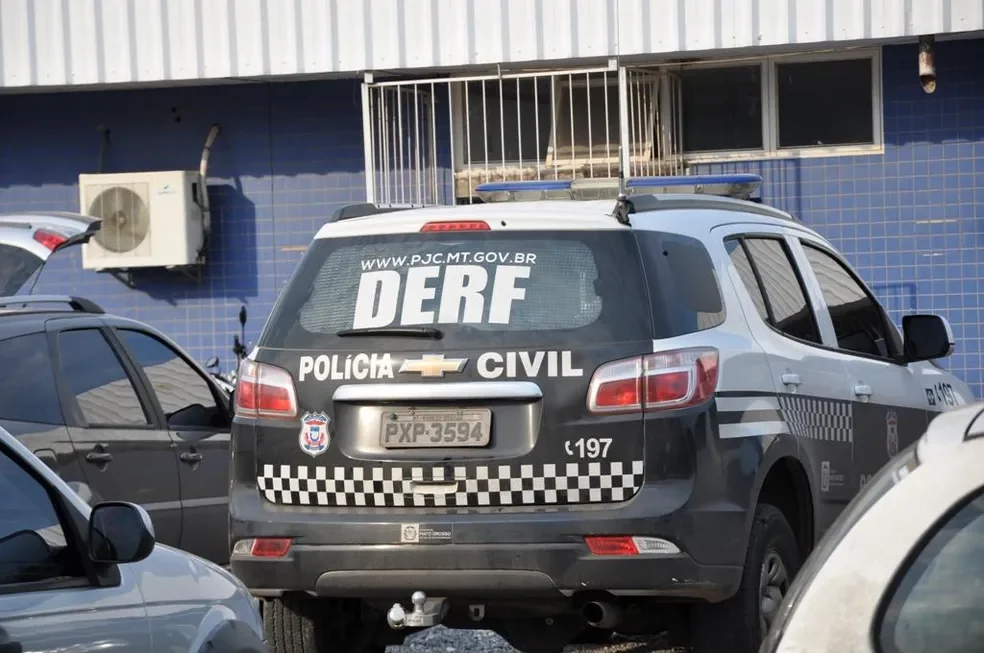 Viatura do setor da DERF da polícia civil