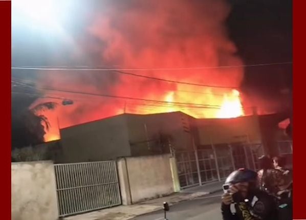 Incêndio atinge casa noturna em cuiabá e mobiliza equipes na madrugada