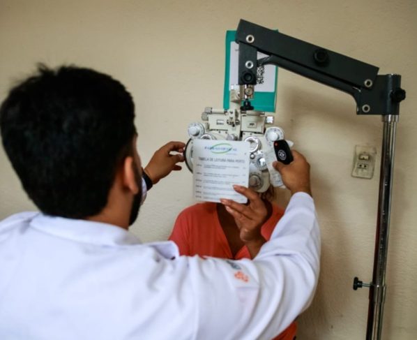 Exame de vista. - Foto: Assessoria