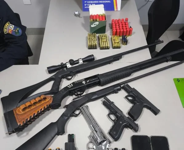 Operação Território Livre prende 35 e apreende armas em MT