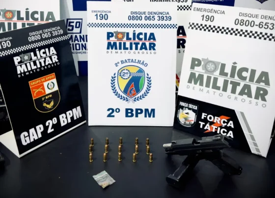 Porte ilegal de arma leva à prisão em Pontal do Araguaia