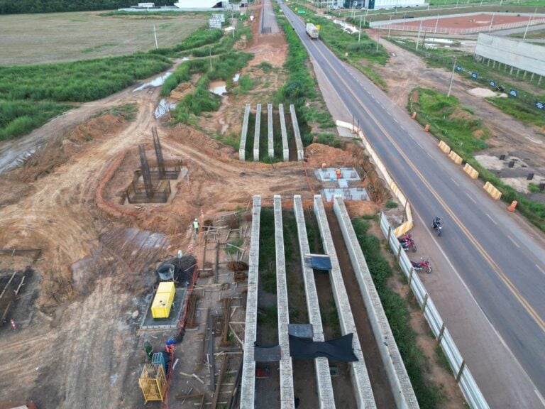 Tráfego na BR-163 terá “Pare e Siga” em Sinop neste sábado para obras de viaduto