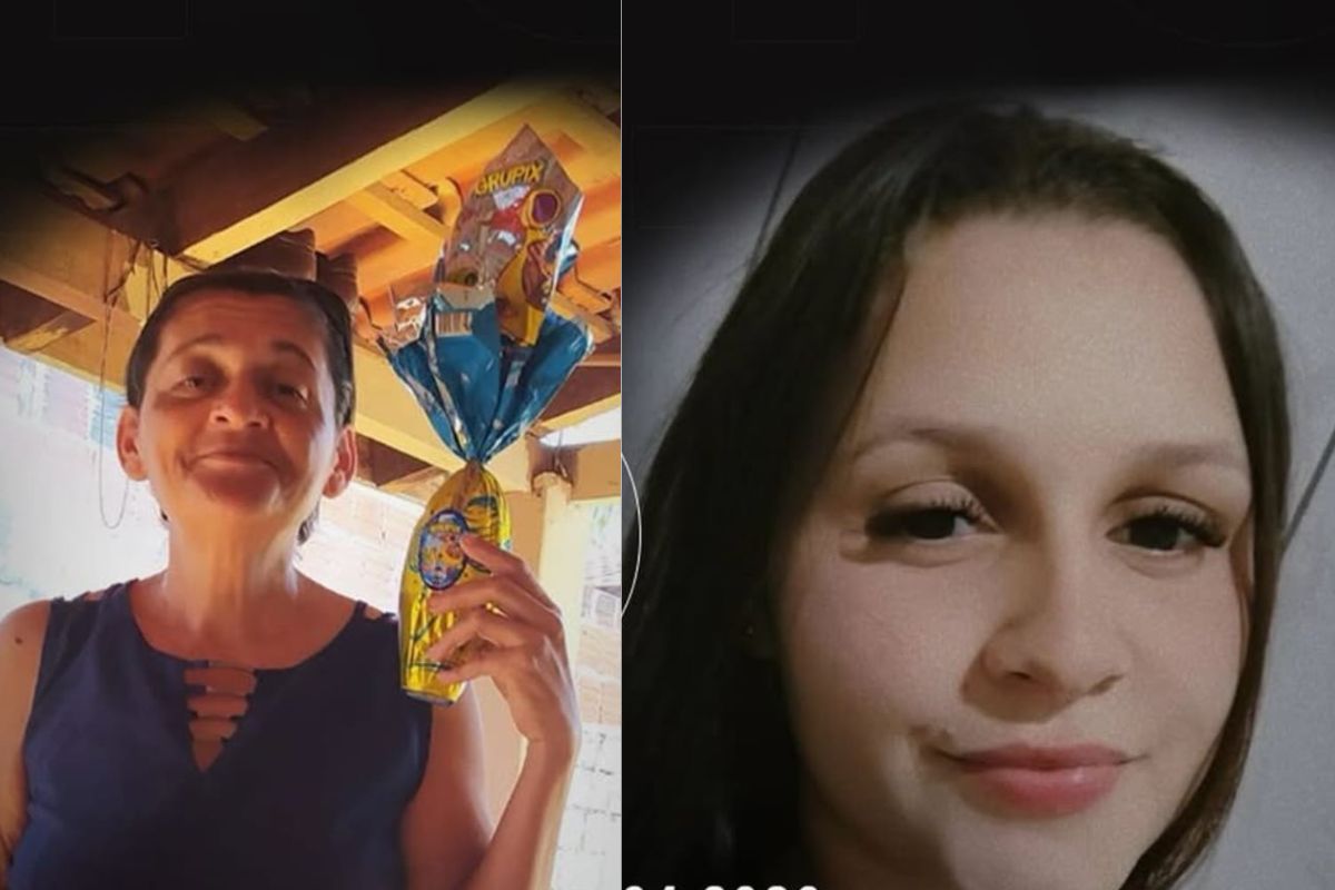 ngela Cristina de Souza e Andressa Aparecida dos Santos morreram no acidente. - Foto: Reprodução