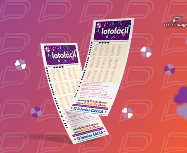 Volantes da Lotofácil. - Arte: Caixa/Primeira Página