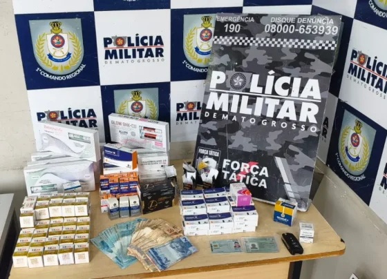 Contrabando de medicamentos leva dois à prisão em Chapada
