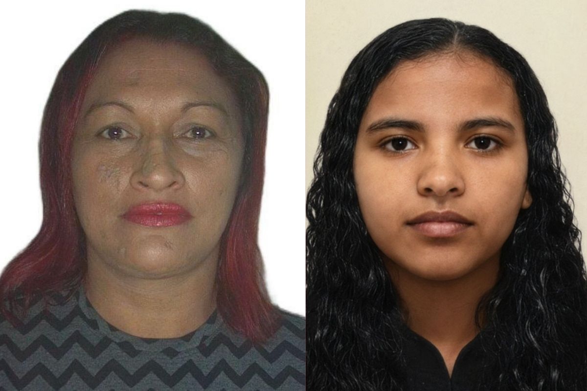 Nayana Miranda Conceição, de 39 anos, e Karine Stéfane Pereira dos Santos, de 19 anos, foram mortas na mesma noite em suposta guerra entre facções em Sorriso. - Foto: montagem/Reprodução
