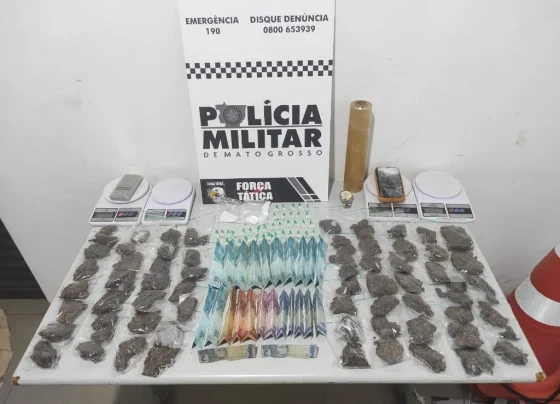 Força Tática prende faccionado com 103 porções de drogas em Tangará da Serra