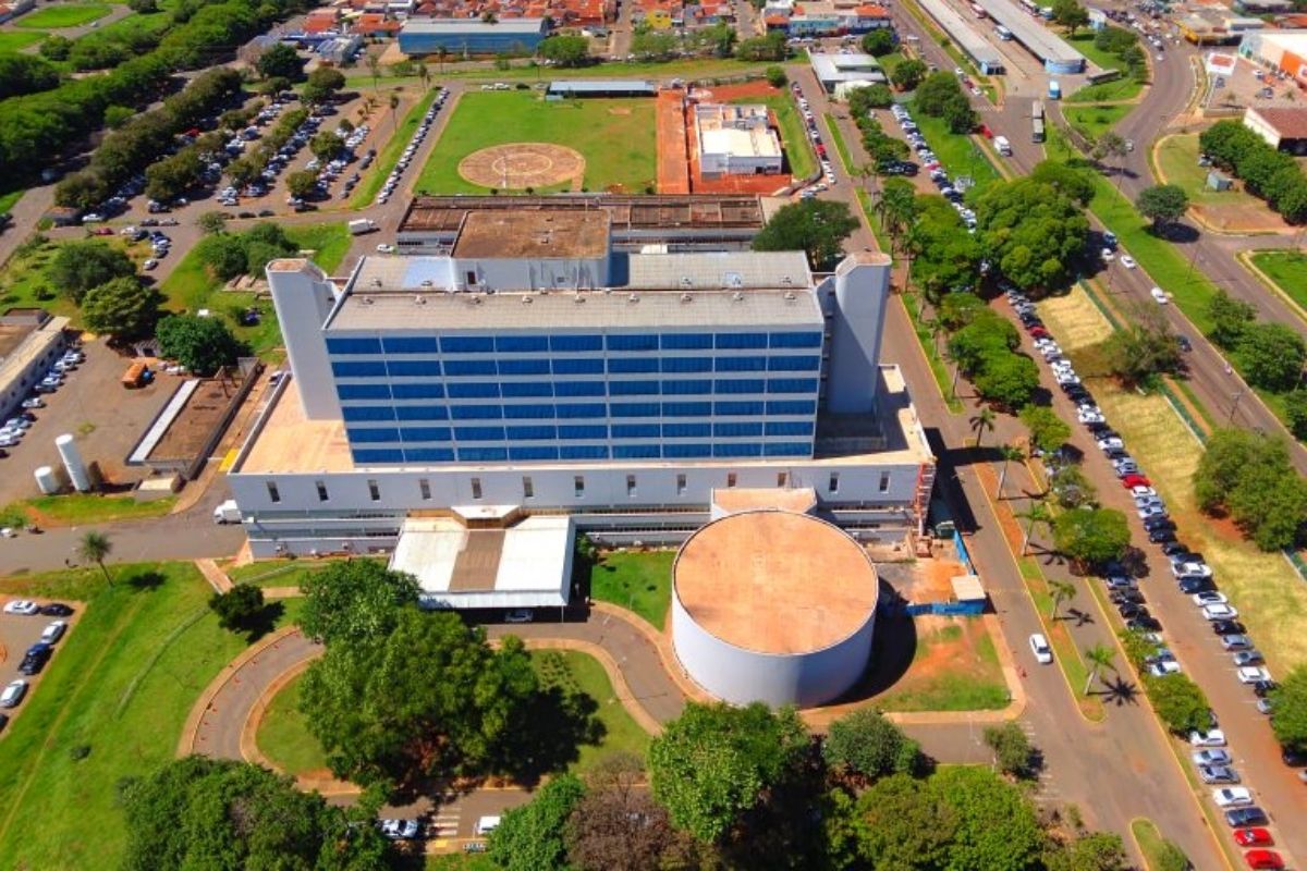 Hospital Regional de Mato Grosso do Sul (HRMS). (Foto: Bruno Rezende, Secom/MS)