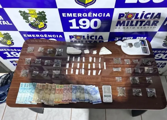 Polícia Militar prende mulher por tráfico de drogas em Feliz Natal