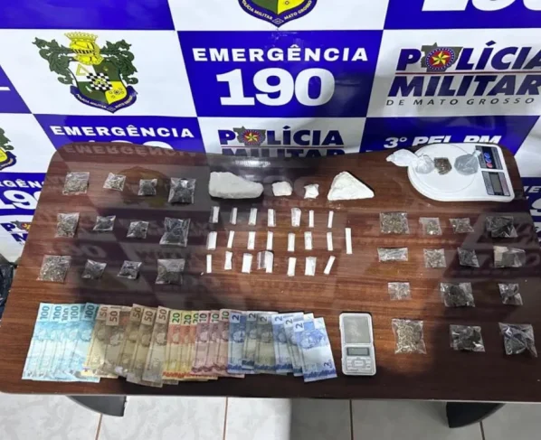 Polícia Militar prende mulher por tráfico de drogas em Feliz Natal