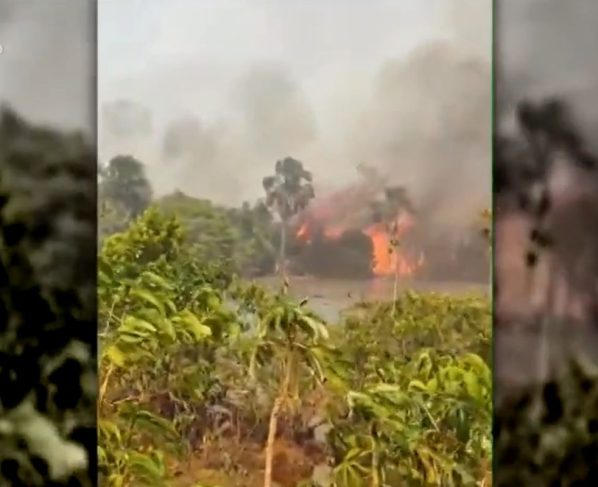 cafe incendio na proprierade