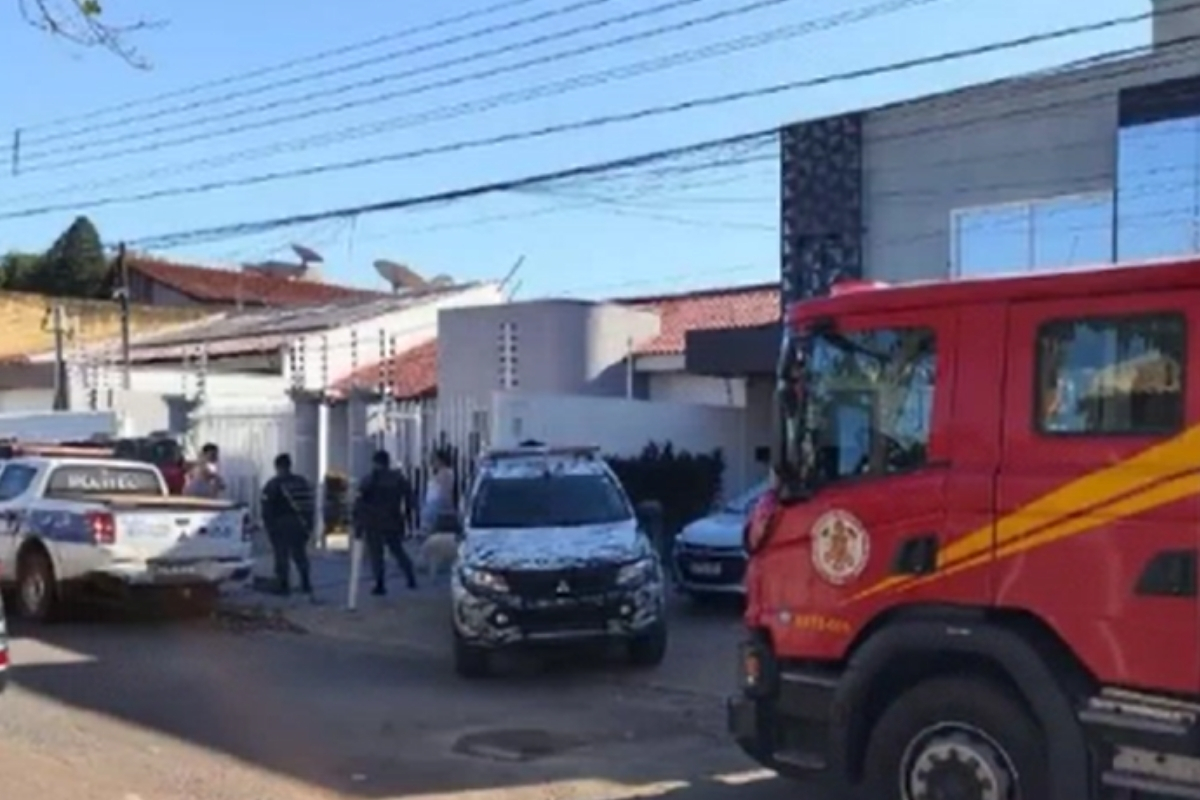 Após roubo à casa de tenente-coronel, um suspeito morreu e outro foi preso em Cuiabá. - Foto: Reprodução