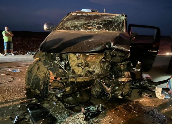 Grave colisão na Estrada da Morocó deixa dois motoristas feridos e mobiliza bombeiros de Lucas do Rio Verde