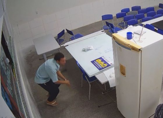 Roubo escola Rota do Sol Sorriso video reproducao 1