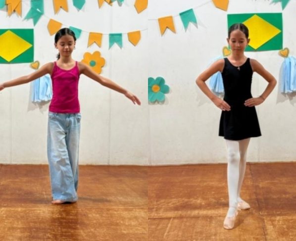 Laura Sofia de Sinop aprovadas na escola de bolshoi foto Jhayne Lima