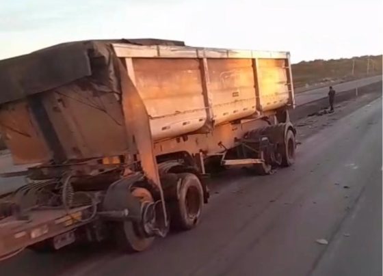 Acidente ocorreu nas primeiras horas da manhã desta quinta-feira (9), no km 710 da rodovia