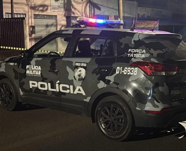 Viatura da Força Tática da PM de Mato Grosso