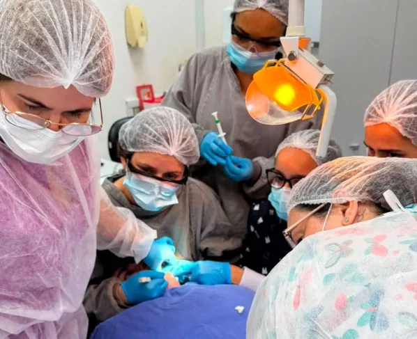 Inclusão na cadeira do dentista