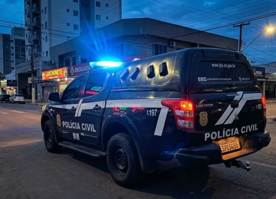 Viatura da polícia civil em patrulha