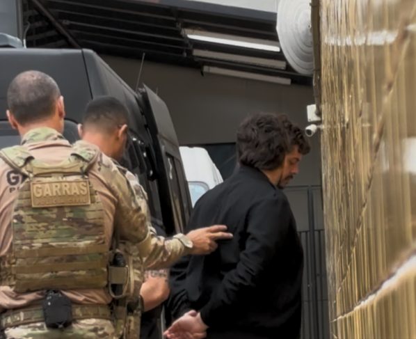Eduardo Razuk em vídeo gravado horas antes da prisão, na manhã desta terça-feira (18) em Campo Grande (Foto: Reprodução)