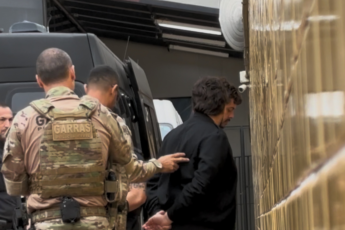 Eduardo Razuk em vídeo gravado horas antes da prisão, na manhã desta terça-feira (18) em Campo Grande (Foto: Reprodução)